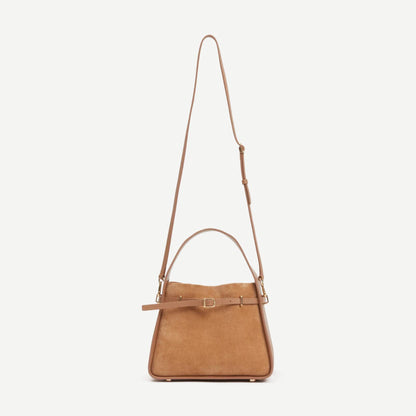 Cleo Small Suede Bucket Bag - Galvanic.co