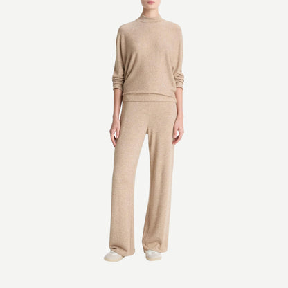 Cozy Wide Leg Pant - Heather Bruna - Galvanic.co