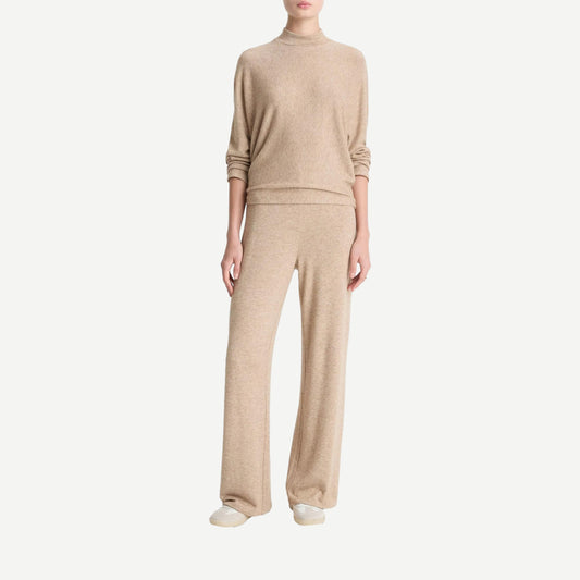 Cozy Wide Leg Pant - Heather Bruna - Galvanic.co