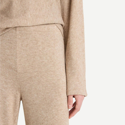 Cozy Wide Leg Pant - Heather Bruna - Galvanic.co