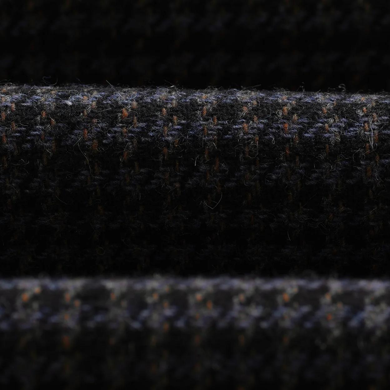 Stan Coat - Navy / Grey Puppytooth Check - Galvanic.co