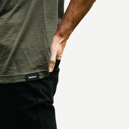 Seeker Merino SS Tee - Olive - Galvanic.co