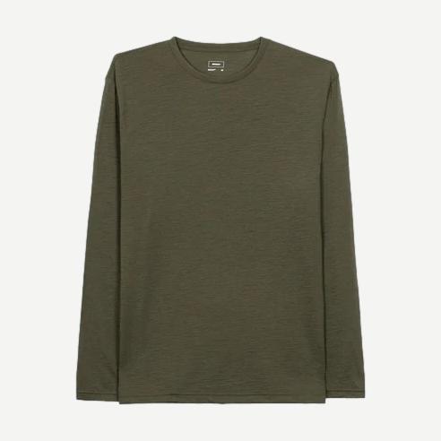 Seeker Merino LS Tee - Olive - Galvanic.co