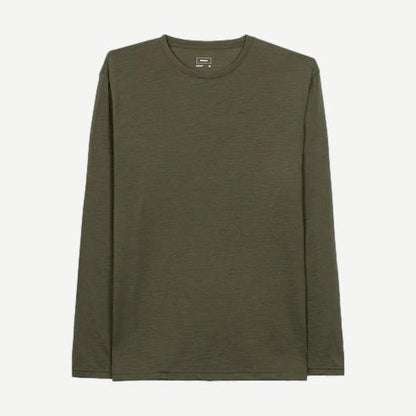 Seeker Merino LS Tee - Olive - Galvanic.co