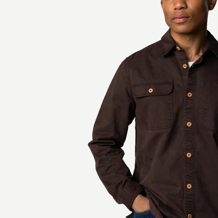 Eddystone Shirt - Brunt Umber - Galvanic.co