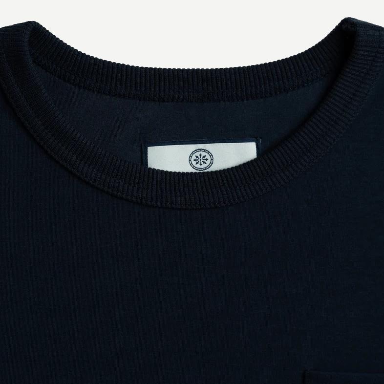 Button Tee - Navy - Galvanic.co