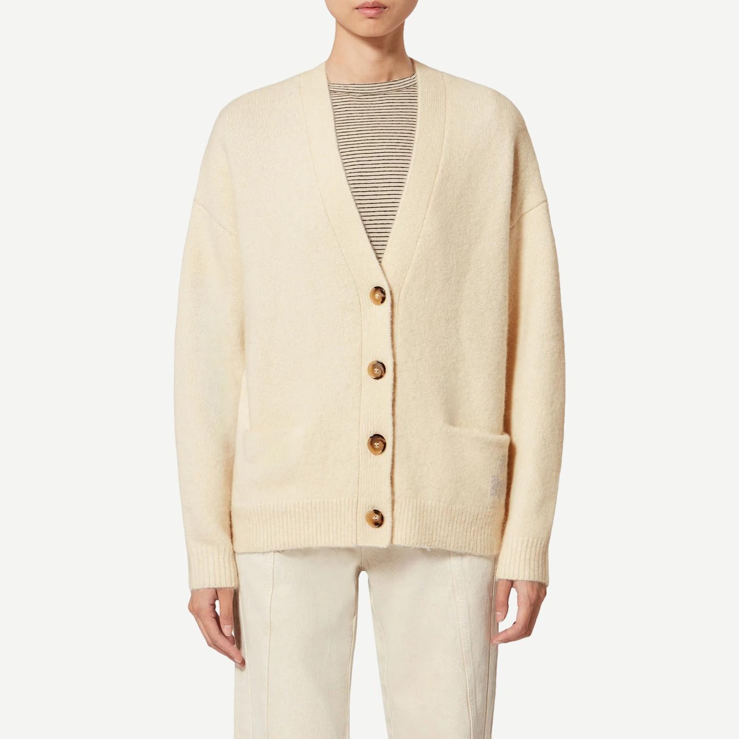 Eborah Cardigan - Ecru - Galvanic.co