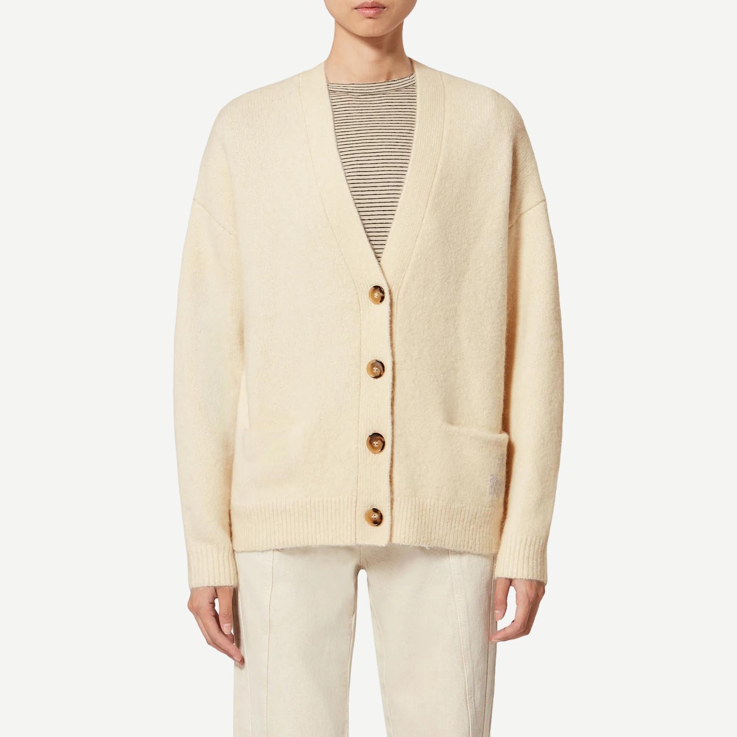 Eborah Cardigan - Ecru - Galvanic.co