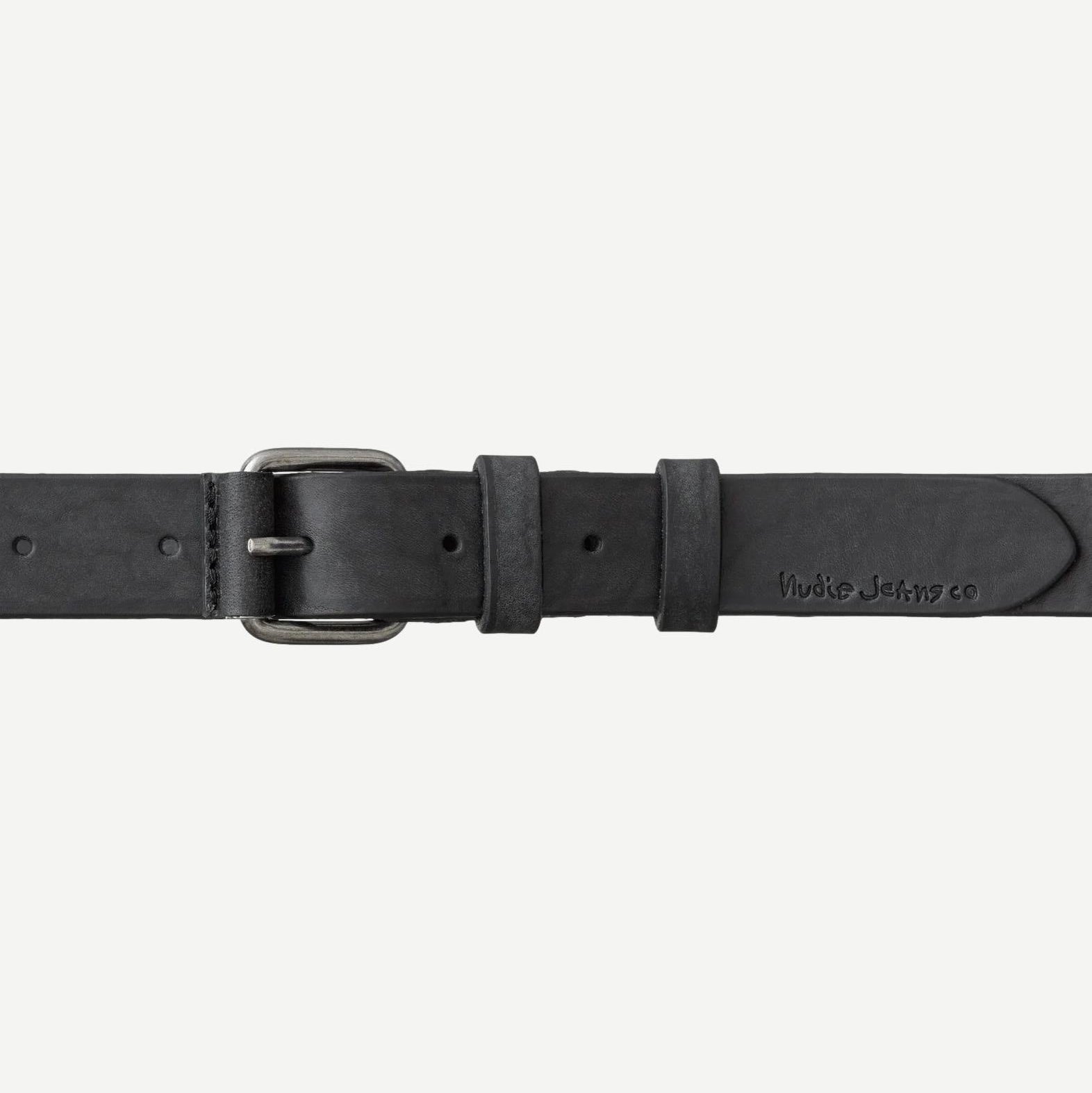 Dwayne Leather Belt - Black - Galvanic.co