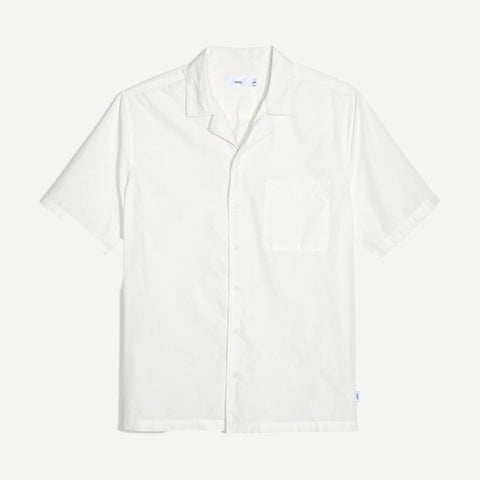 Air Linen Camp Shirt - Off White - Galvanic.co