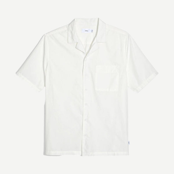 Air Linen Camp Shirt - Off White | Galvanic.co
