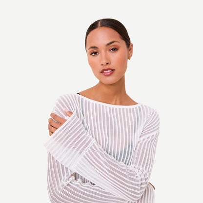 The Athena Top - Optic White - Galvanic.co