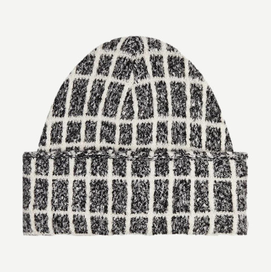 Noel Knit Beanie - Charcoal Marl
