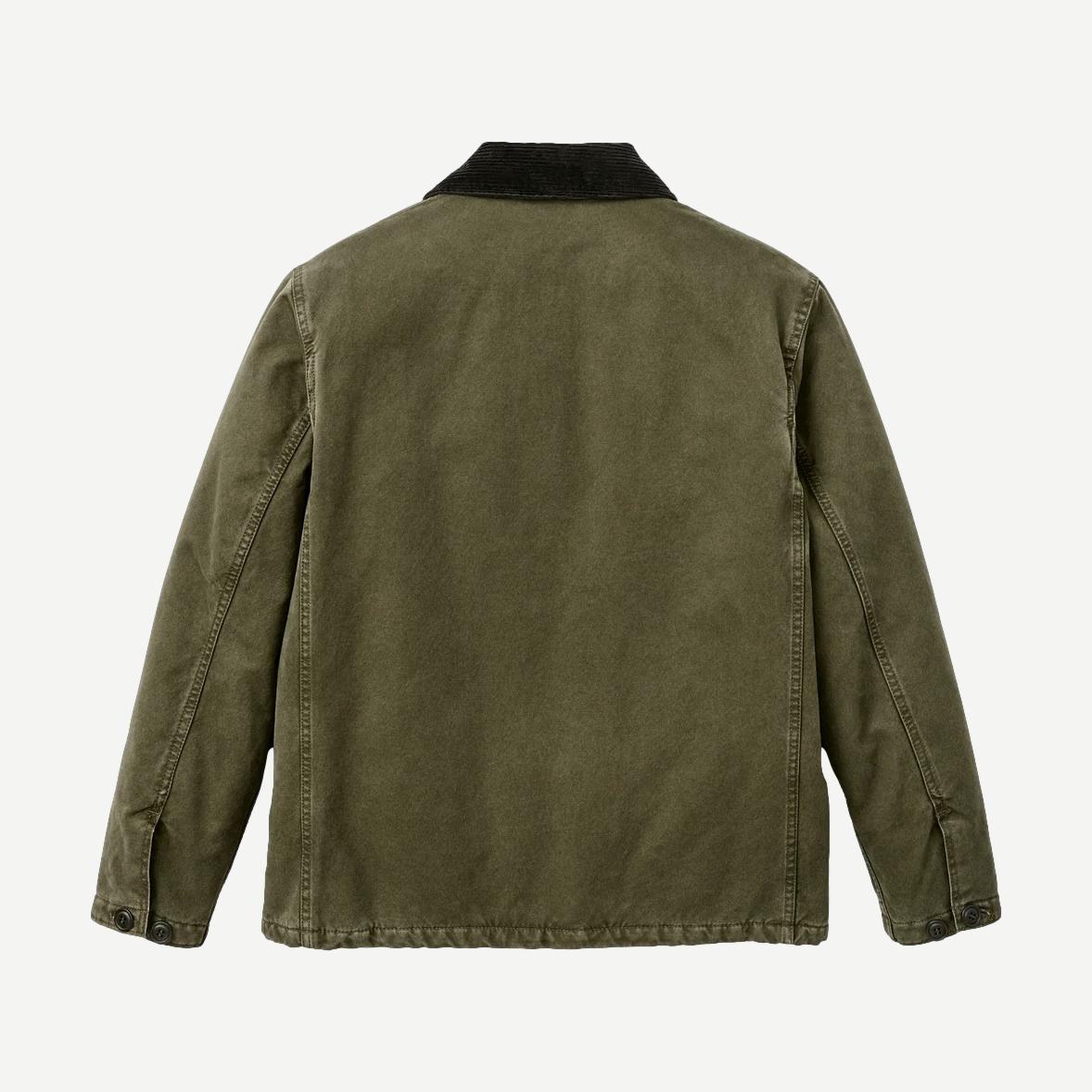 Insulated Canvas Outfitter Jacket - Dark Olive