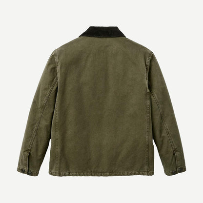 Insulated Canvas Outfitter Jacket - Dark Olive