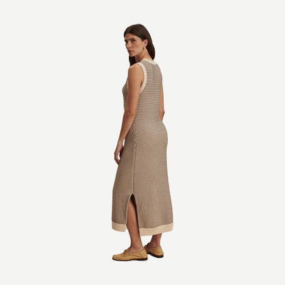 Sadia Switch Knit Dress - Birch - Galvanic.co