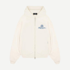 Permanent Vacation Zip Up Hoodie - Antique White - Galvanic.co