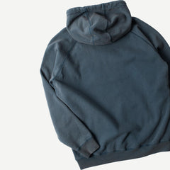 Neurotic Mini Flag Hooded Sweatshirt - Washed Blue - Galvanic.co