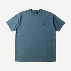 Script Logo T Shirt - Washed Blue - Galvanic.co