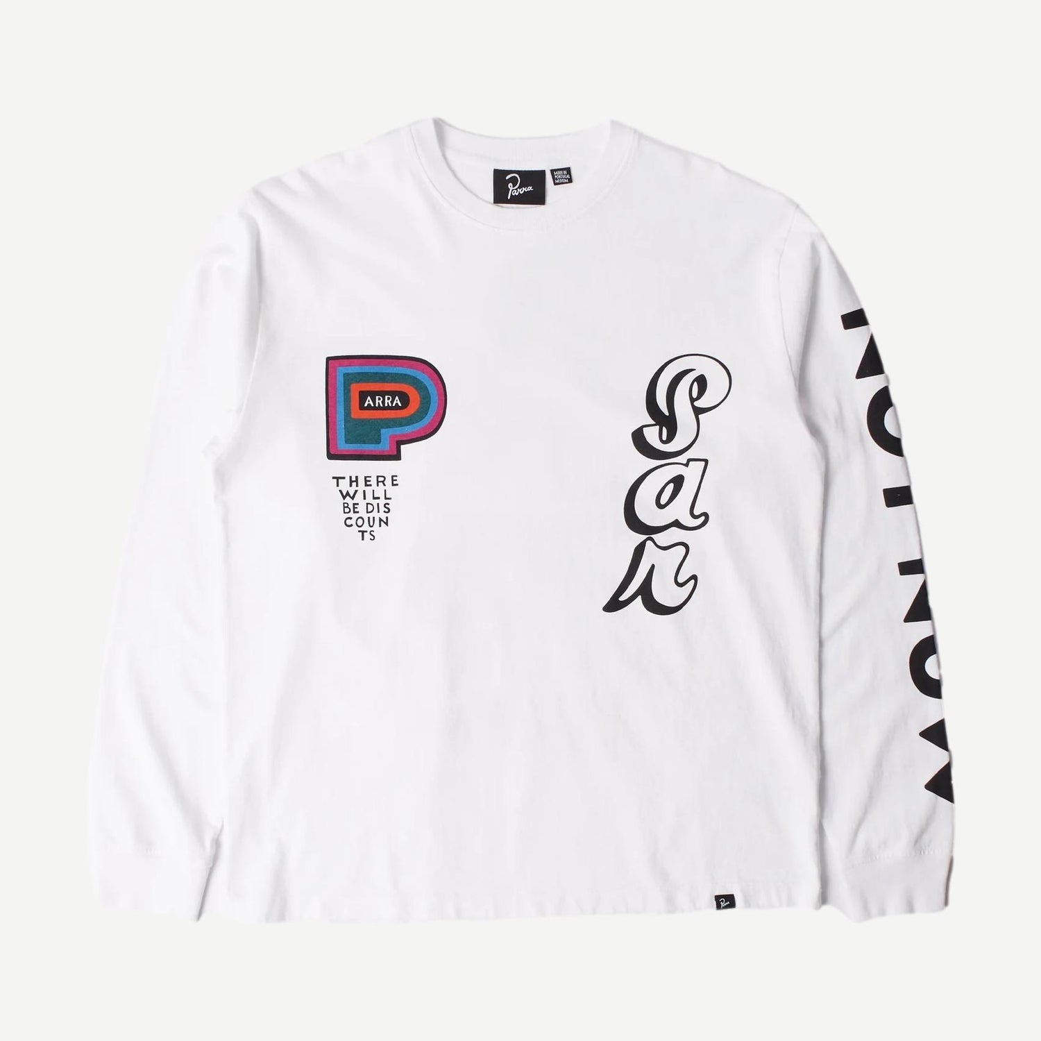There Will Be Not L/S Tee - White - Galvanic.co