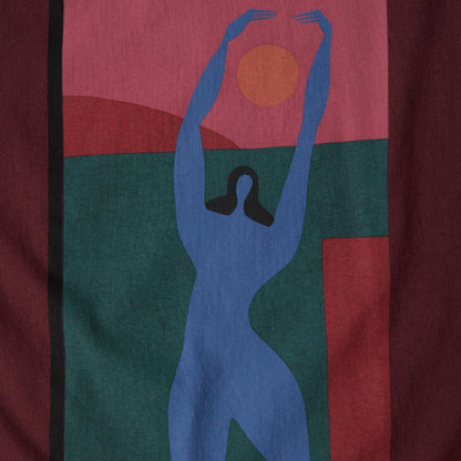 Protect The Sun T-Shirt - Dark Burgundy