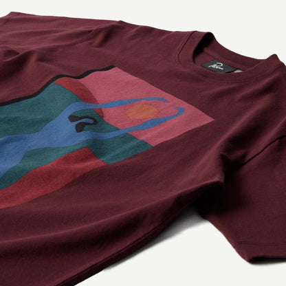 Protect The Sun T-Shirt - Dark Burgundy