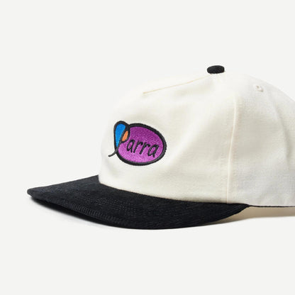 Circled Script Logo 5 Panel Hat - Off White