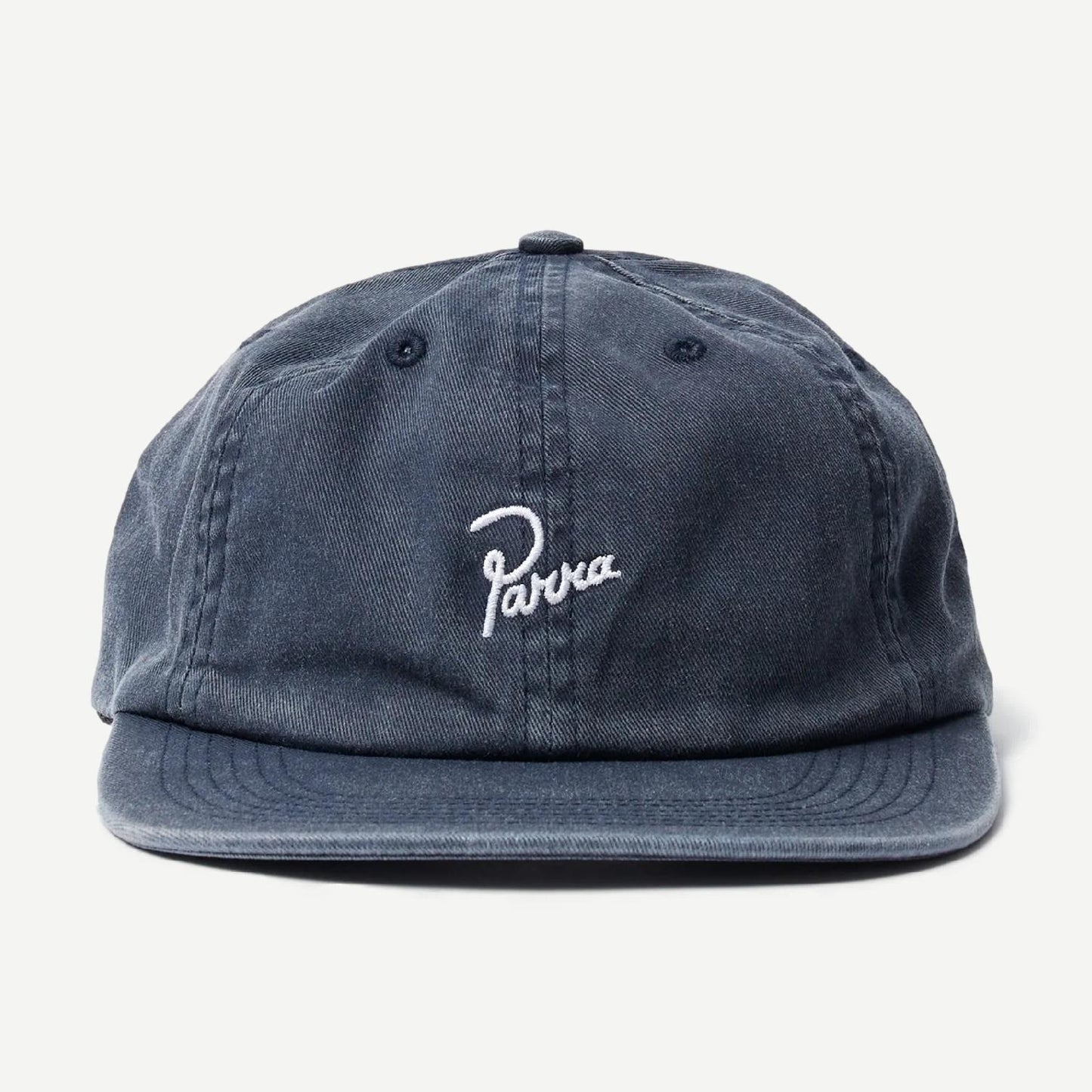 Signature 6 Panel Hat - Navy Blue