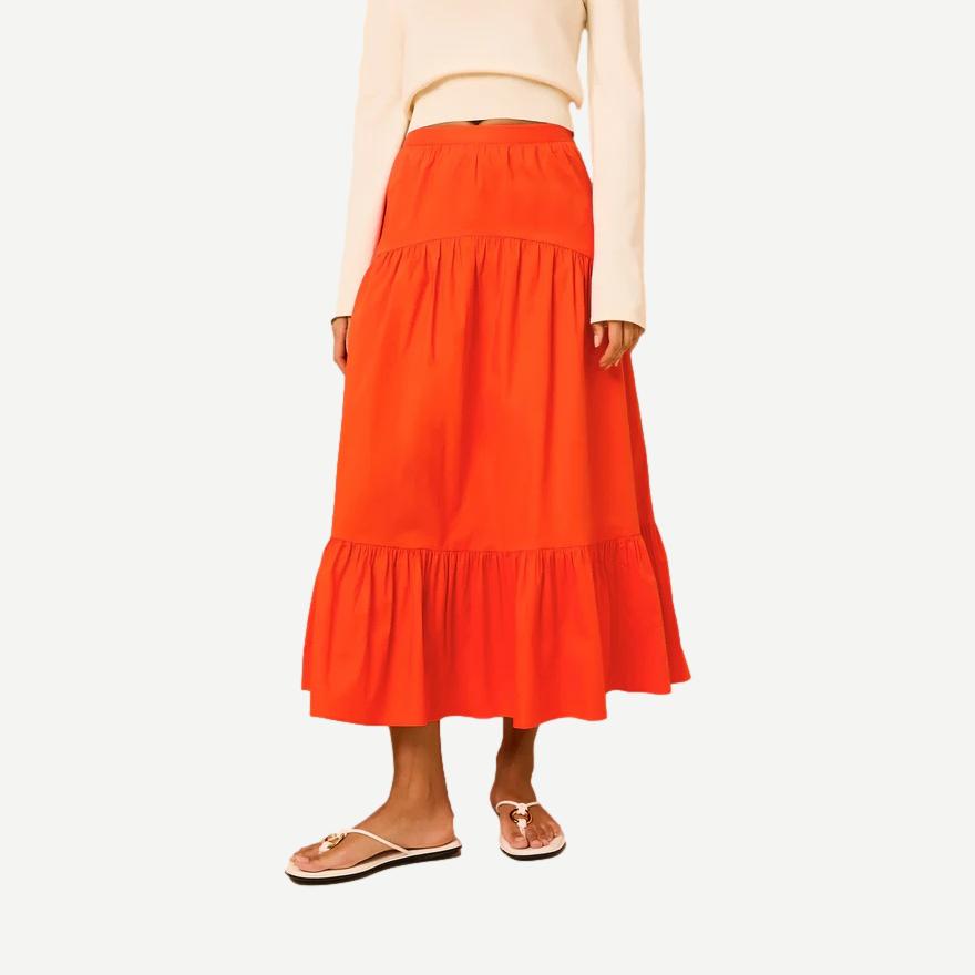 The Indra Skirt - Habanero - Galvanic.co