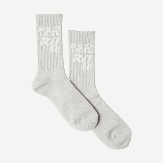 Error Logo Crew Socks - Grey O/S - Galvanic.co