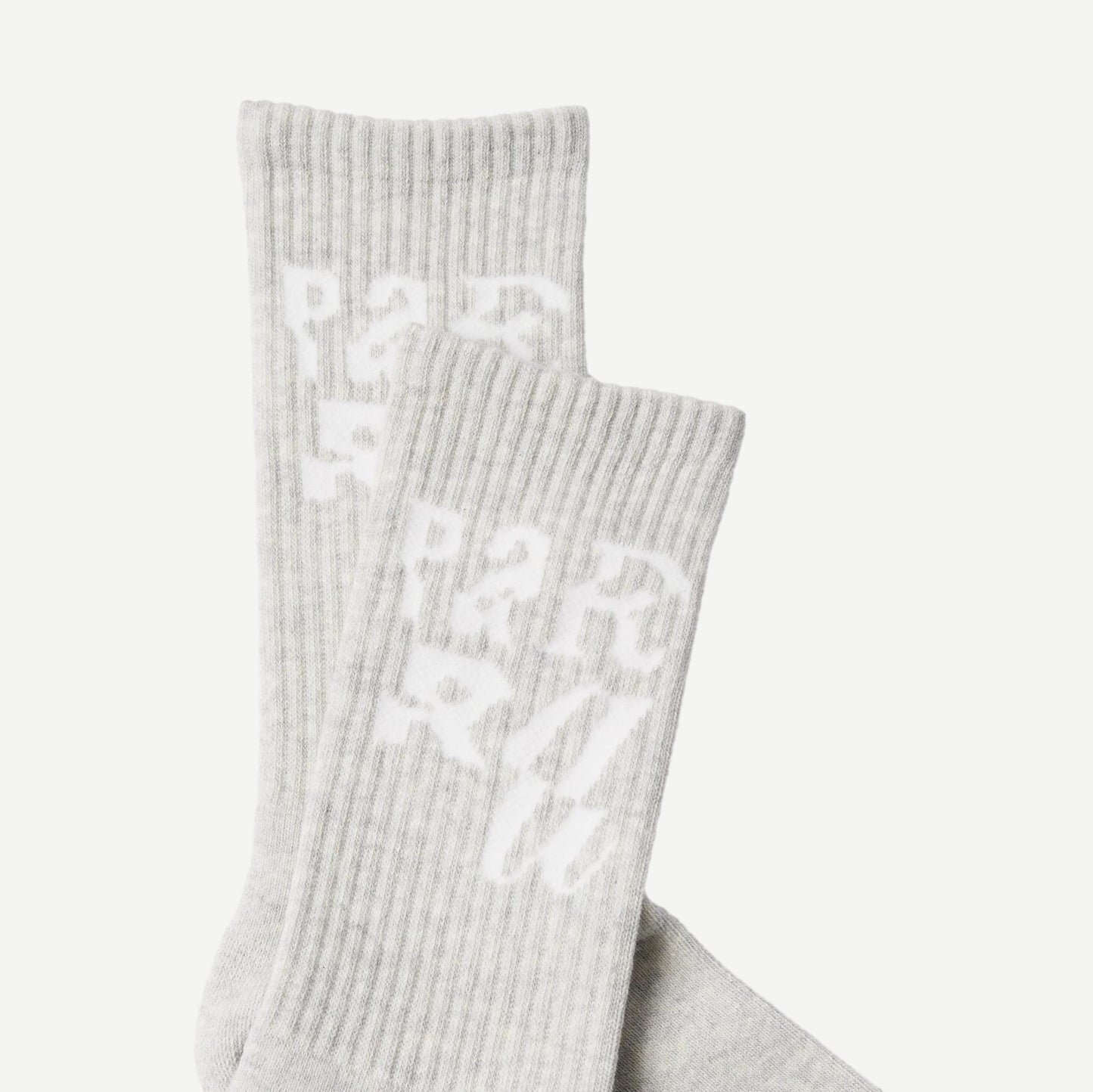 Error Logo Crew Socks - Grey O/S - Galvanic.co