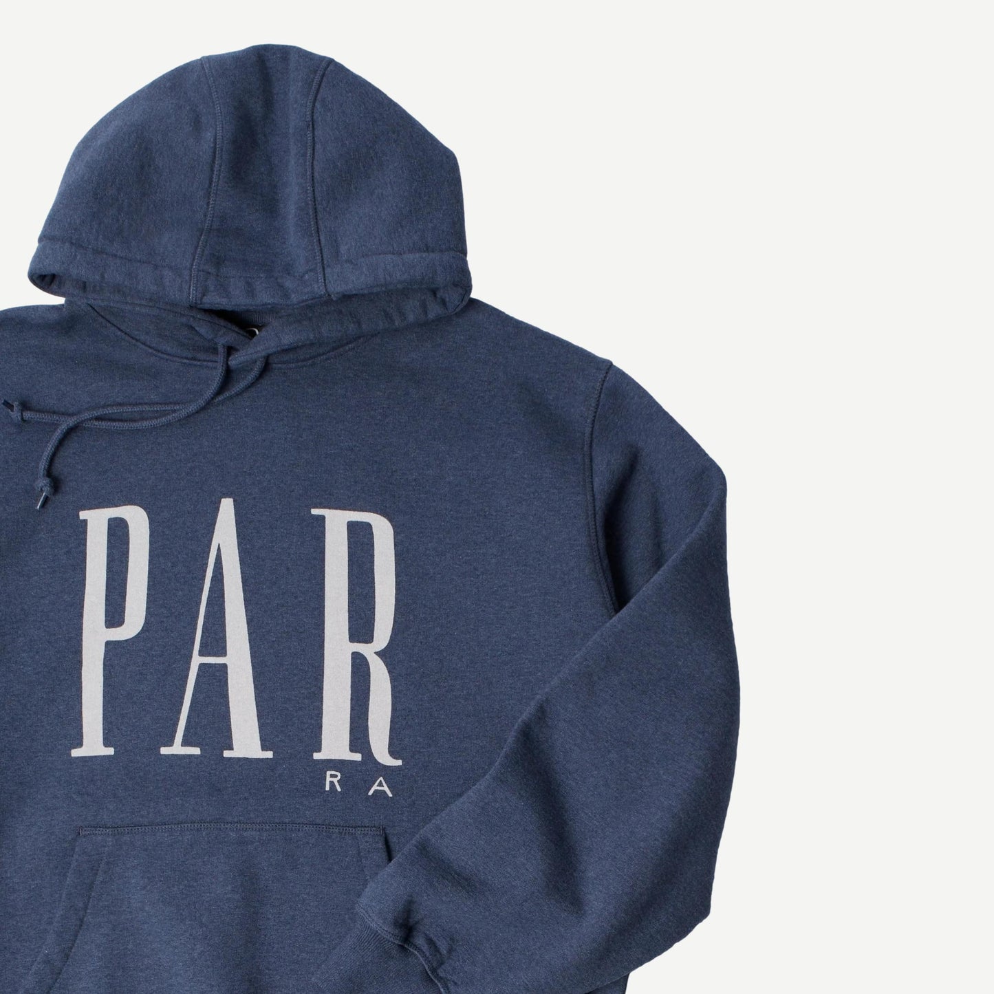 Gapped Hooded Sweatshirt - Blue - Galvanic.co