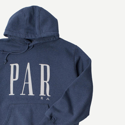 Gapped Hooded Sweatshirt - Blue - Galvanic.co