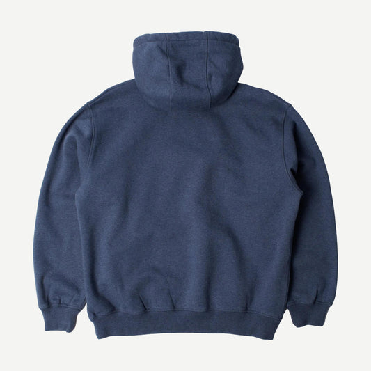 Gapped Hooded Sweatshirt - Blue - Galvanic.co