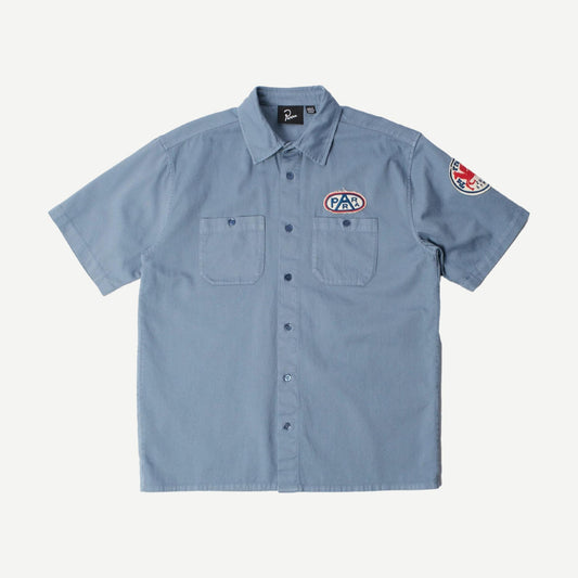 Gas Station SS Button Up - Blue - Galvanic.co