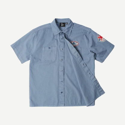 Gas Station SS Button Up - Blue - Galvanic.co