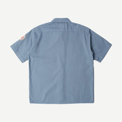 Gas Station SS Button Up - Blue - Galvanic.co