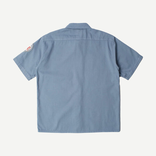 Gas Station SS Button Up - Blue - Galvanic.co