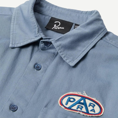 Gas Station SS Button Up - Blue - Galvanic.co