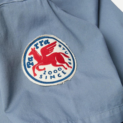 Gas Station SS Button Up - Blue - Galvanic.co