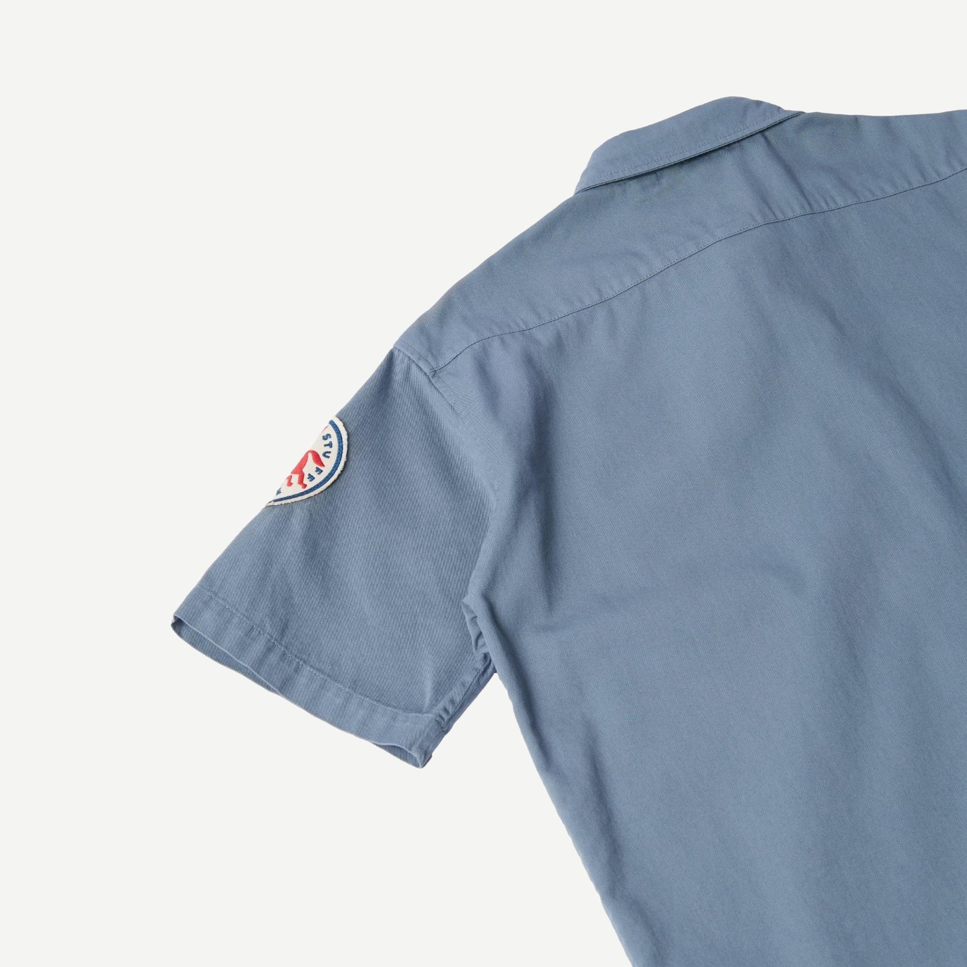 Gas Station SS Button Up - Blue - Galvanic.co