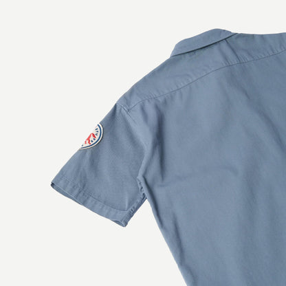 Gas Station SS Button Up - Blue - Galvanic.co