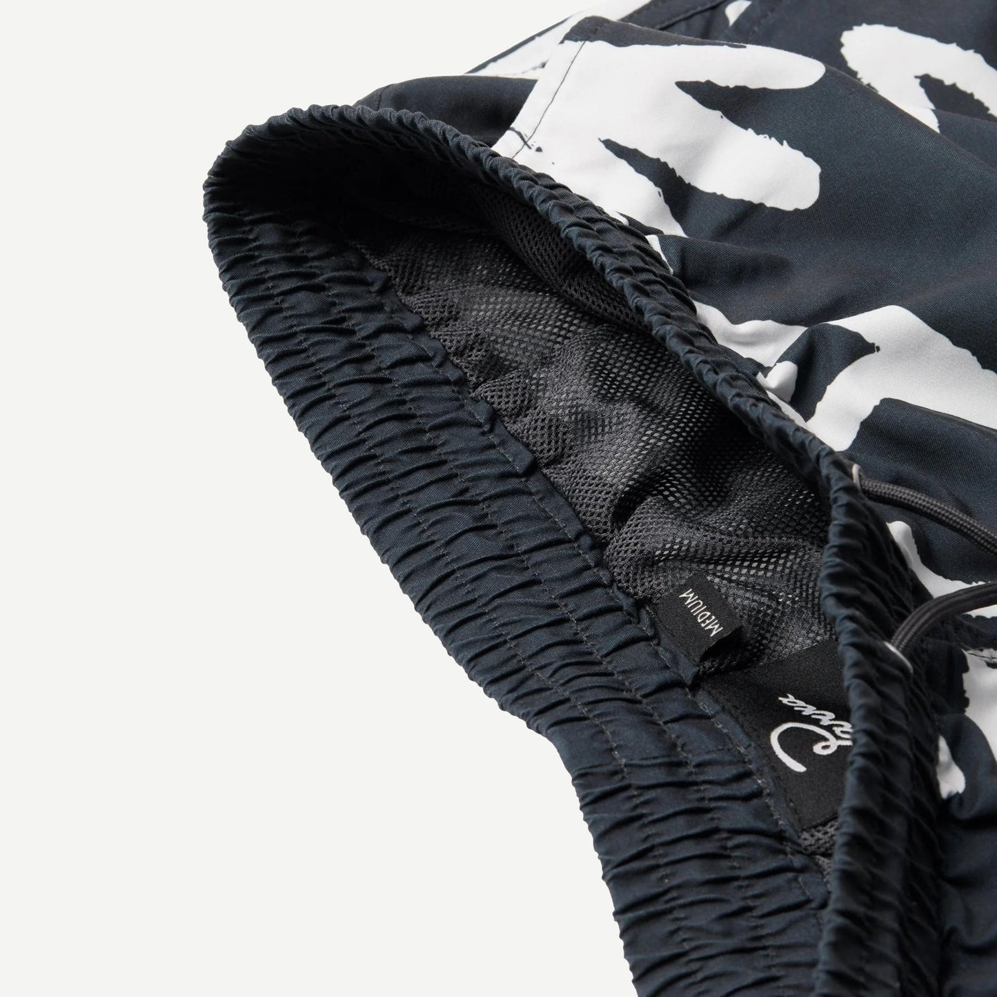 Birds Fly Free Swim Shorts - Black - Galvanic.co