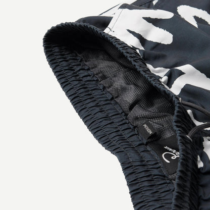 Birds Fly Free Swim Shorts - Black - Galvanic.co