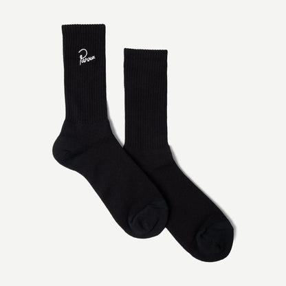 Signature Crew Socks - Black - Galvanic.co