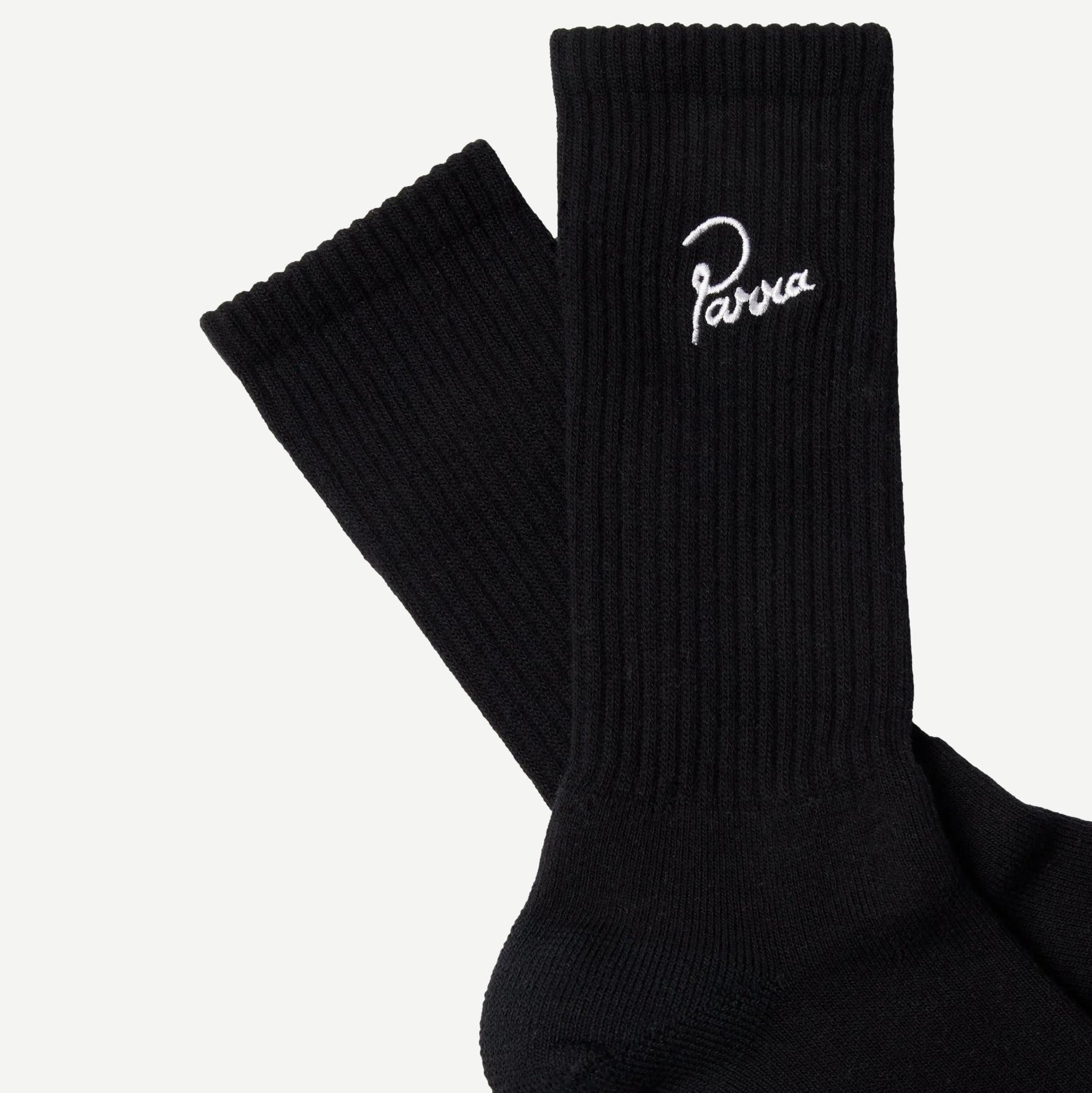 Signature Crew Socks - Black - Galvanic.co