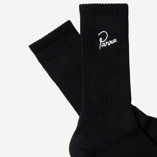 Signature Crew Socks - Black - Galvanic.co