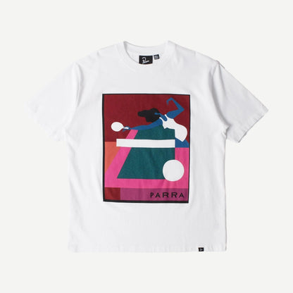 Ping Ponged T-Shirt - White - Galvanic.co