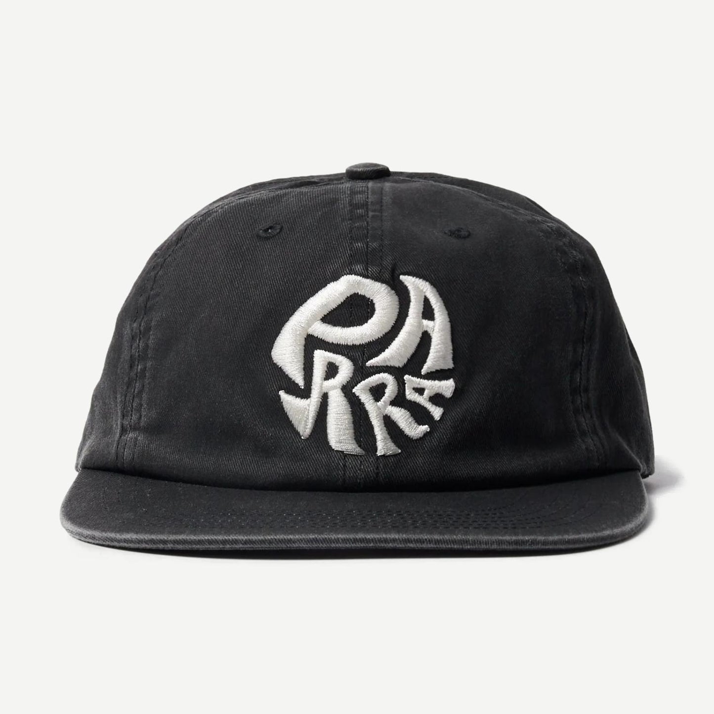 1976 Logo 6 Panel Hat - Black - Galvanic.co
