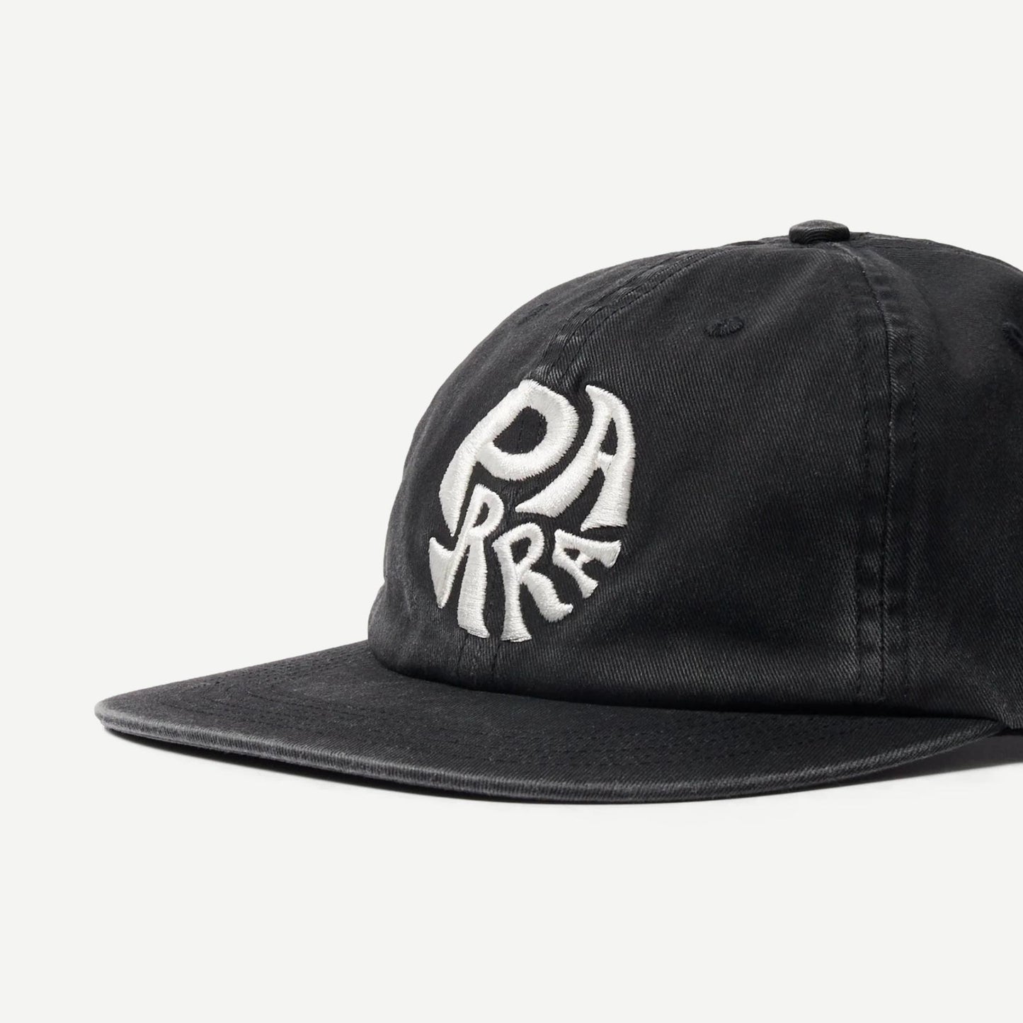 1976 Logo 6 Panel Hat - Black - Galvanic.co